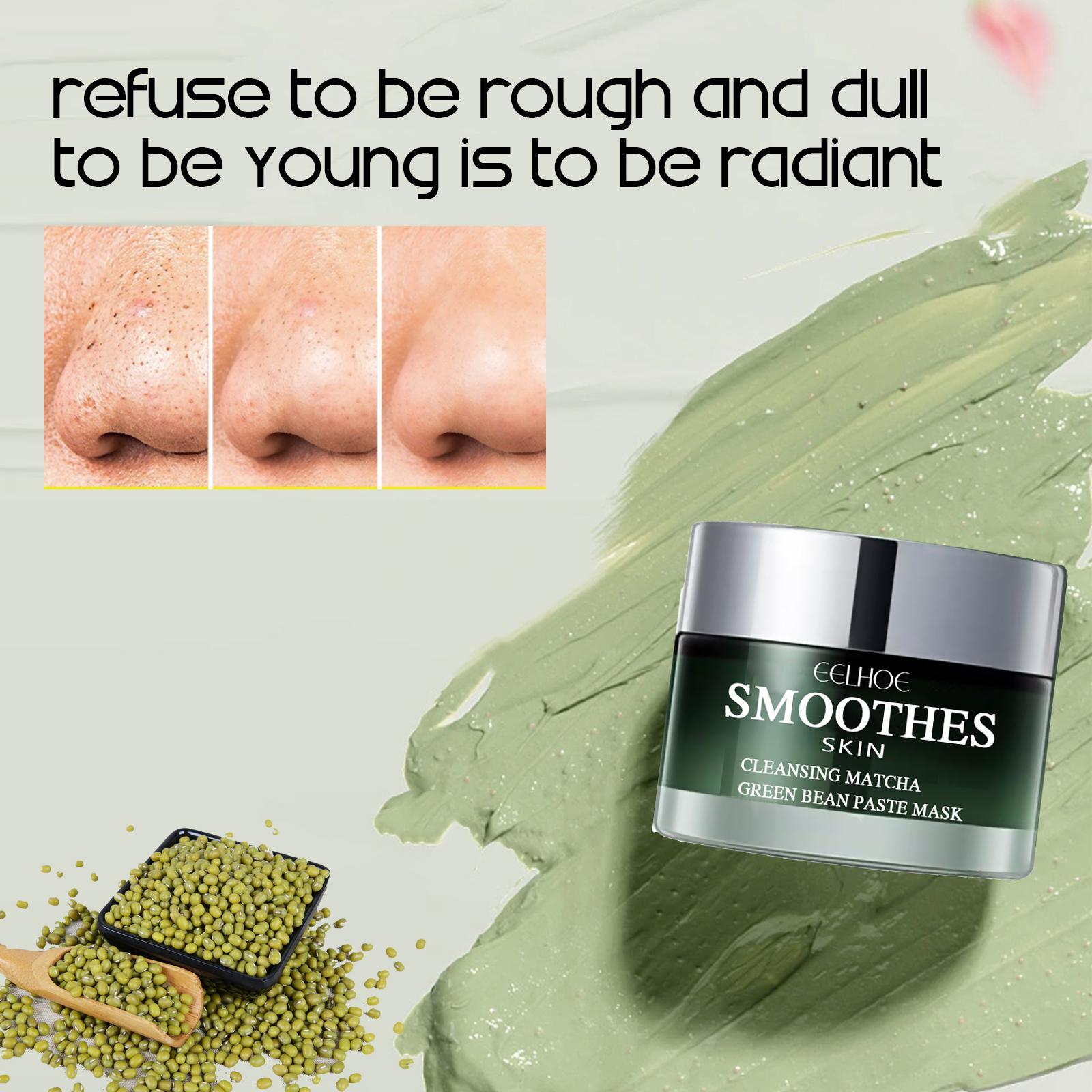 Green Tea Solid Cleansing Mask - огляд і ціна Mud Mask Kaolin