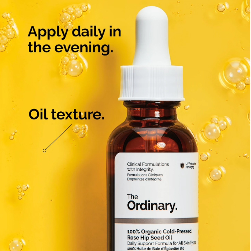 100% Organic Cold-Pressed Rose - огляд і ціна Face Oil Rosehip