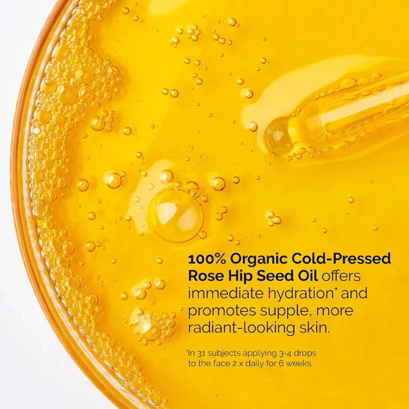 100% Organic Cold-Pressed Rose - огляд і ціна Face Oil Rosehip
