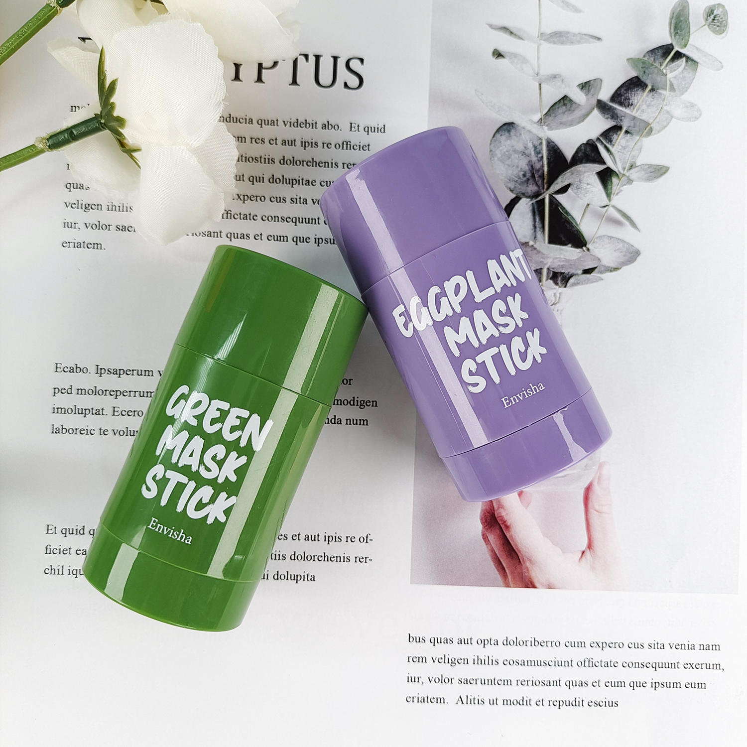 Skin Care Facial Mask Eggplant - огляд і ціна Mud Mask Kaolin
