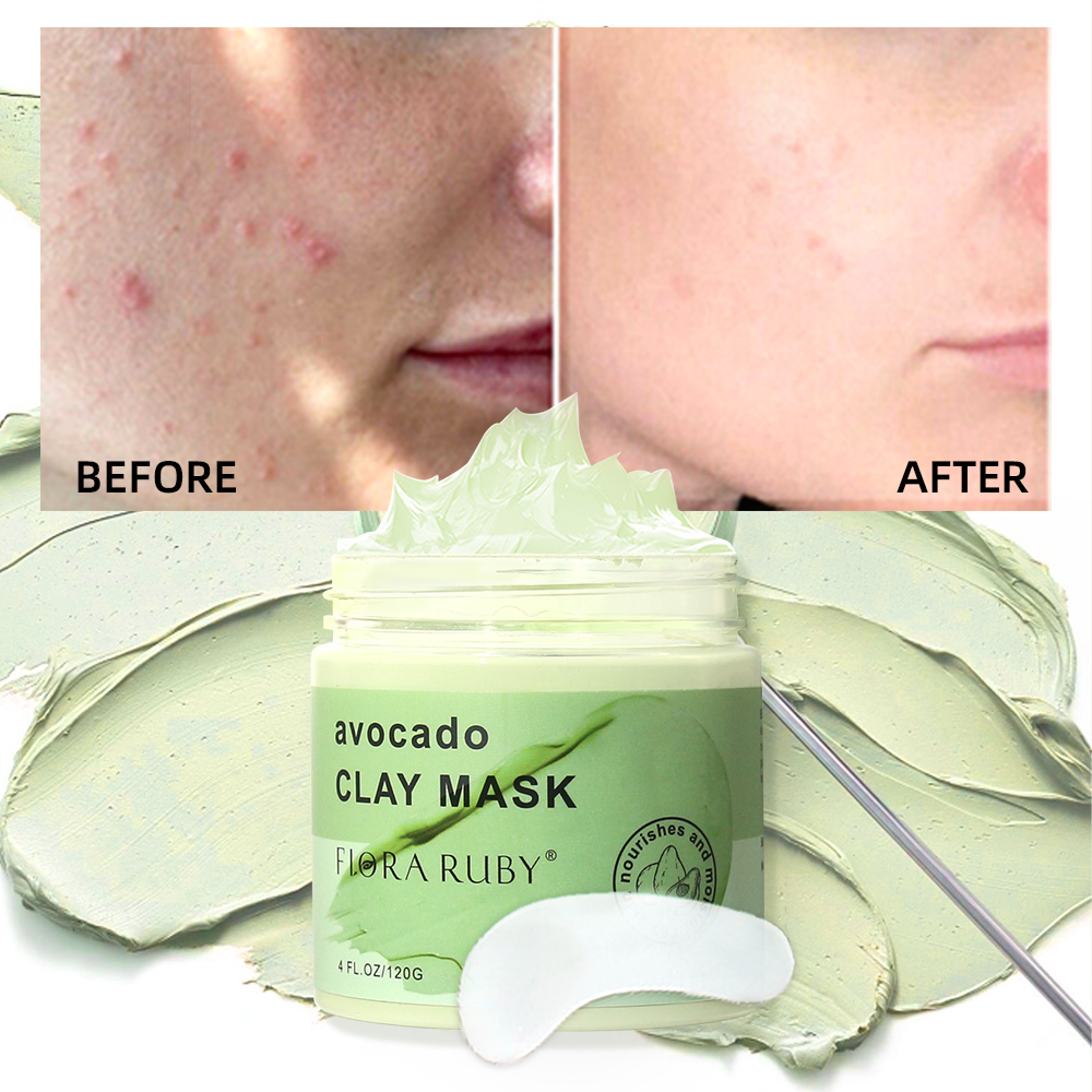 Face Masks Skincare-Avocado Cl - огляд і ціна Mud Mask Kaolin