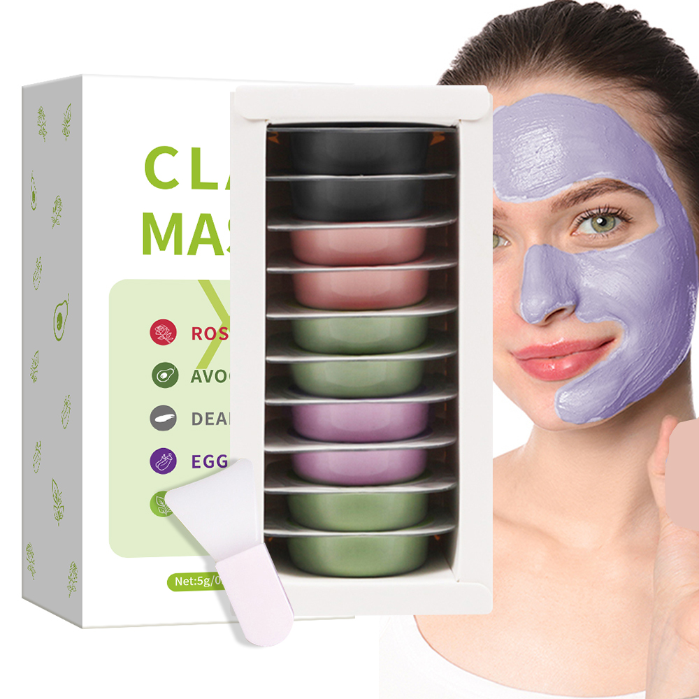 5g*10pcs clay mud mask set hya - огляд і ціна Mud Mask Kaolin