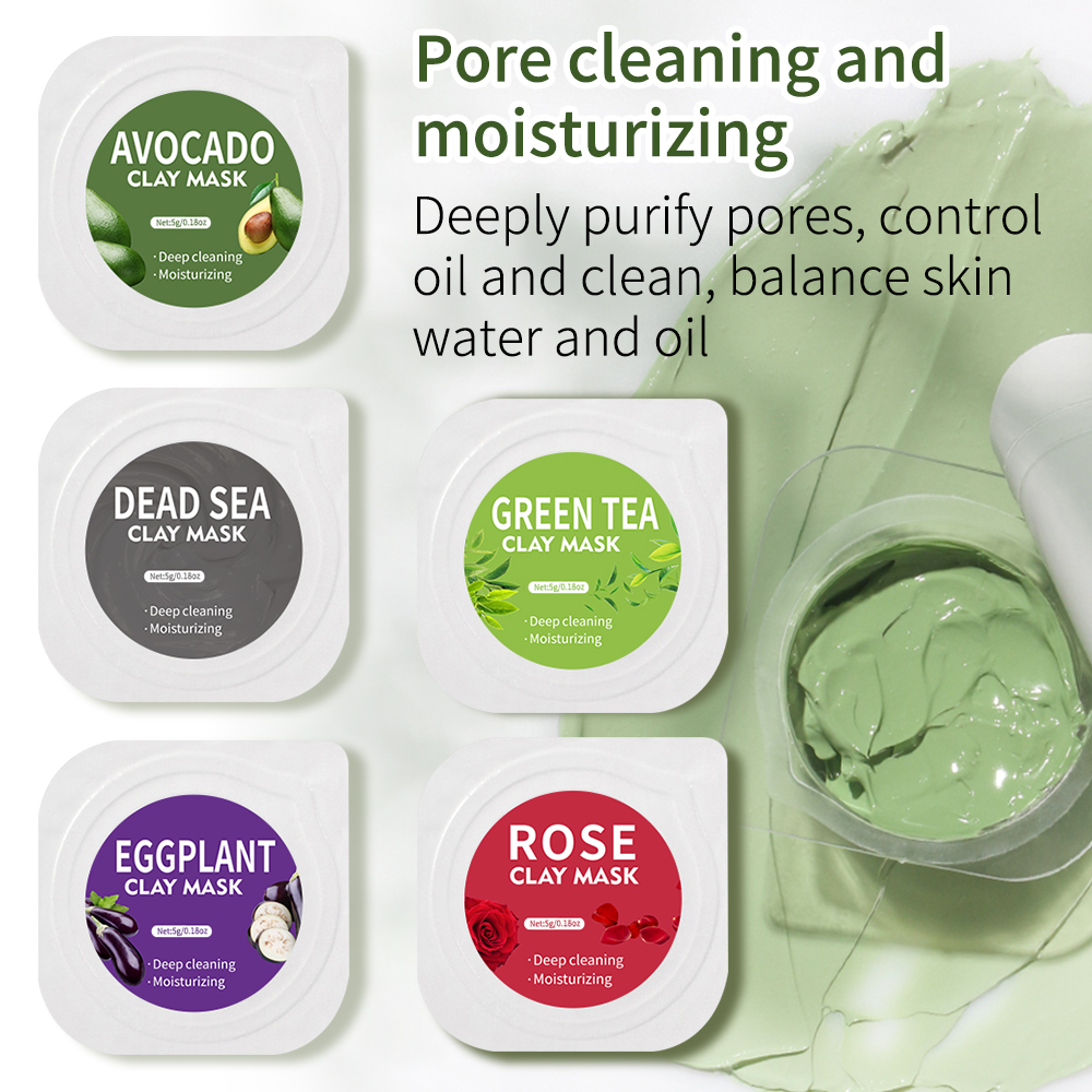 5g*10pcs clay mud mask set hya - огляд і ціна Mud Mask Kaolin