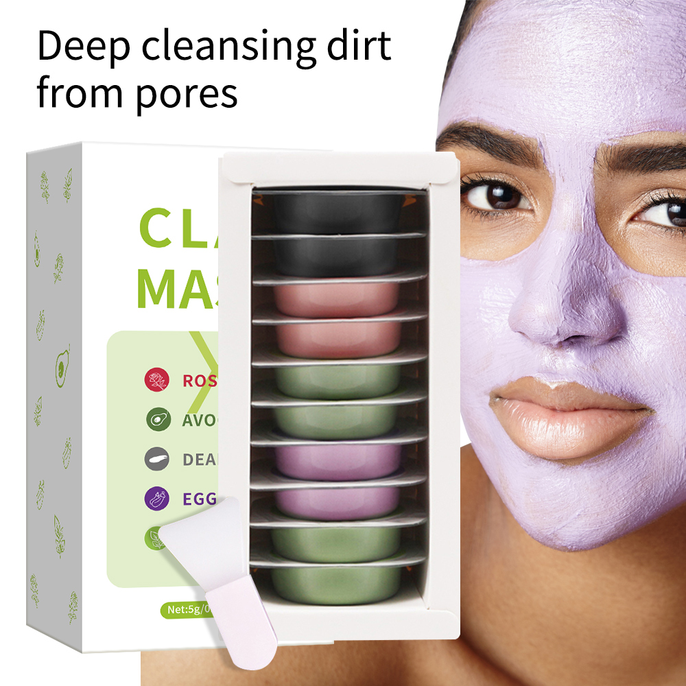 5g*10pcs clay mud mask set hya - огляд і ціна Mud Mask Kaolin