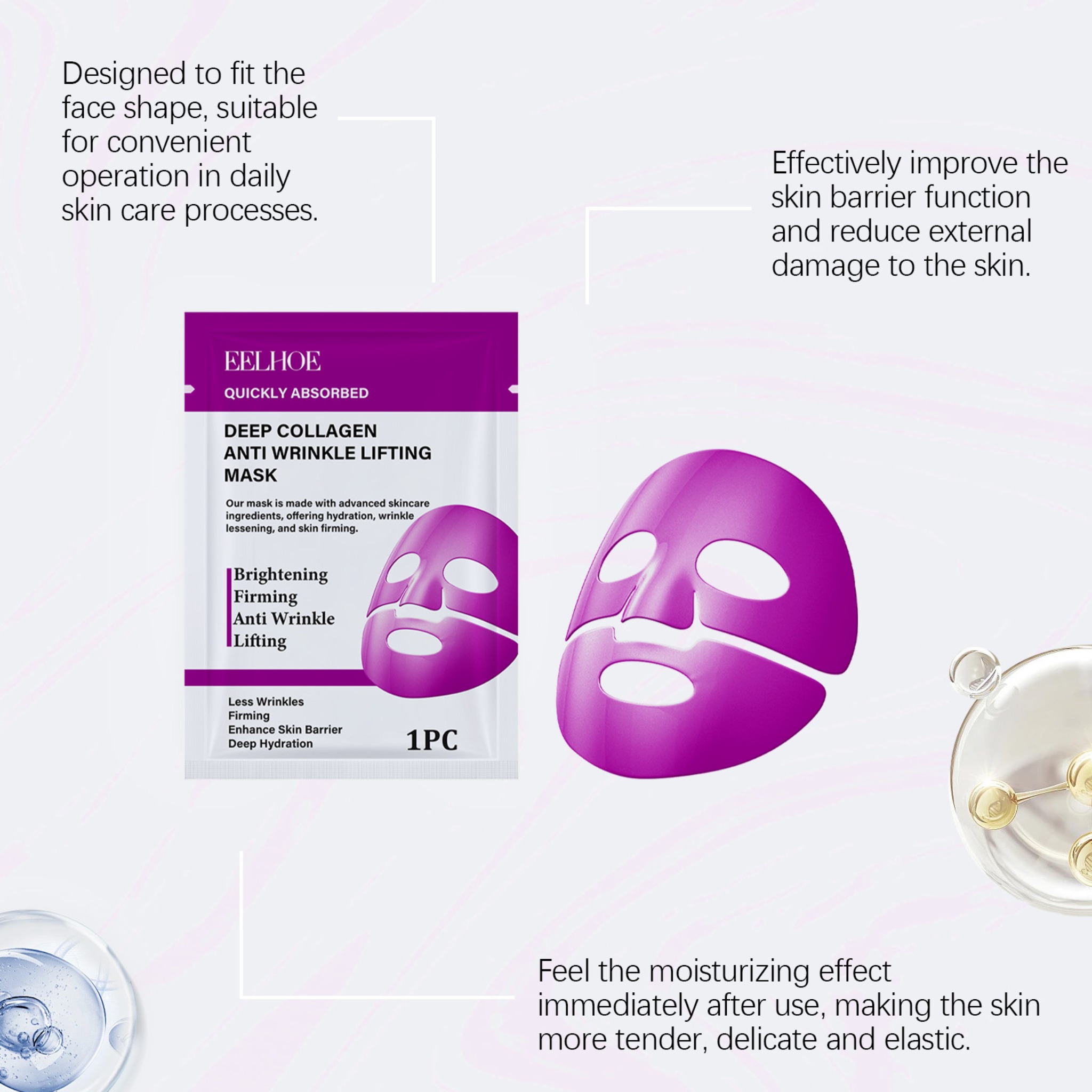 Collagen Anti Wrinkle Facial M - огляд і ціна Skincare Collagen