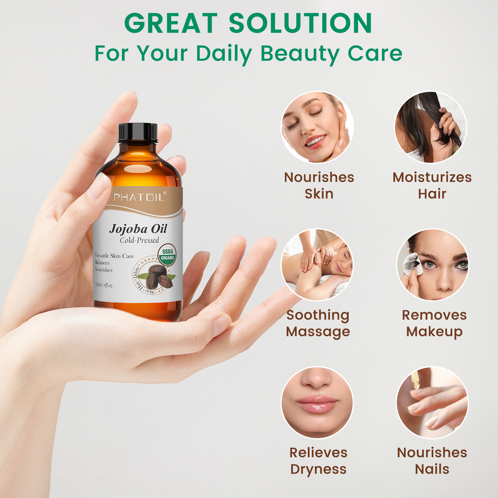 PHATOIL 118ml Organic Jojoba O - огляд і ціна Face Oil Rosehip