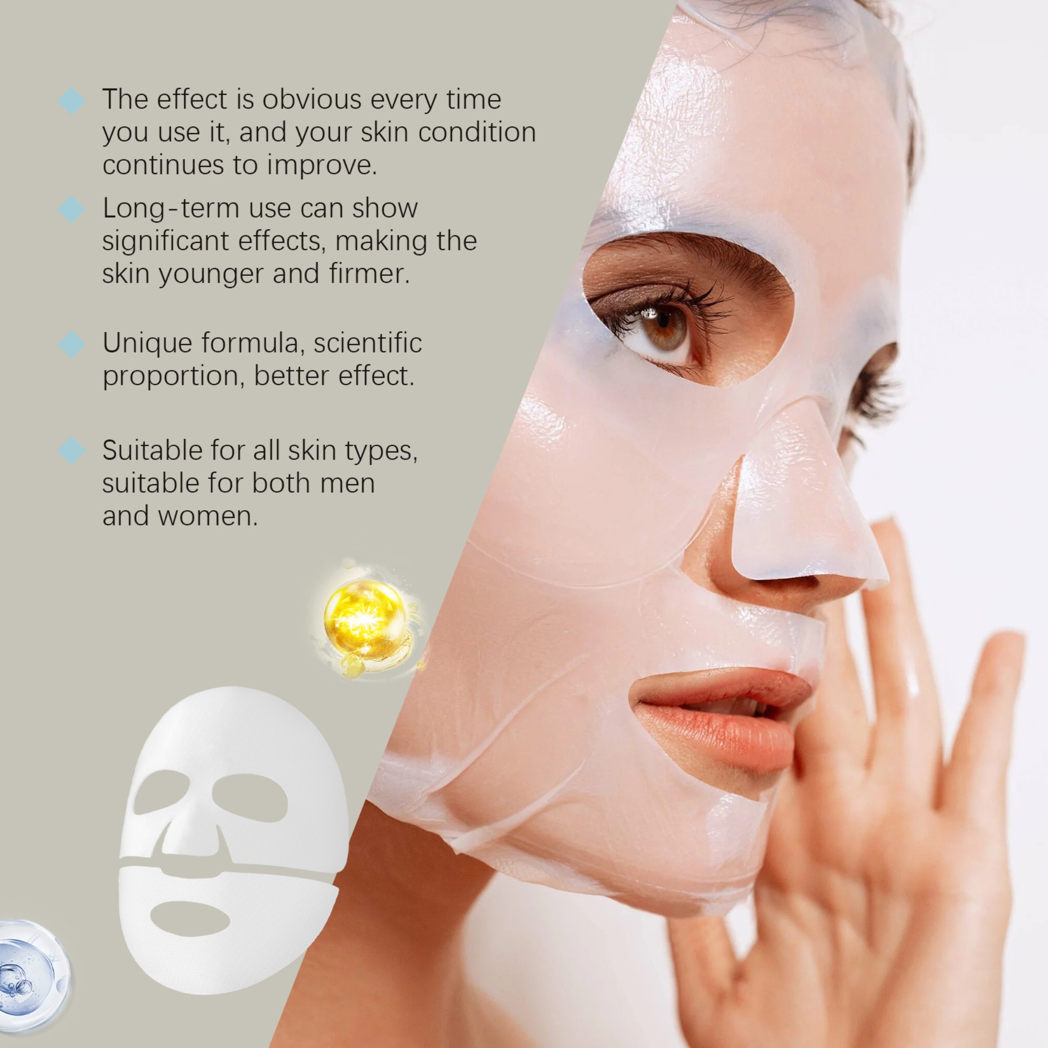 Bio Collagen Face Mask Lifting - огляд і ціна Skincare Collagen