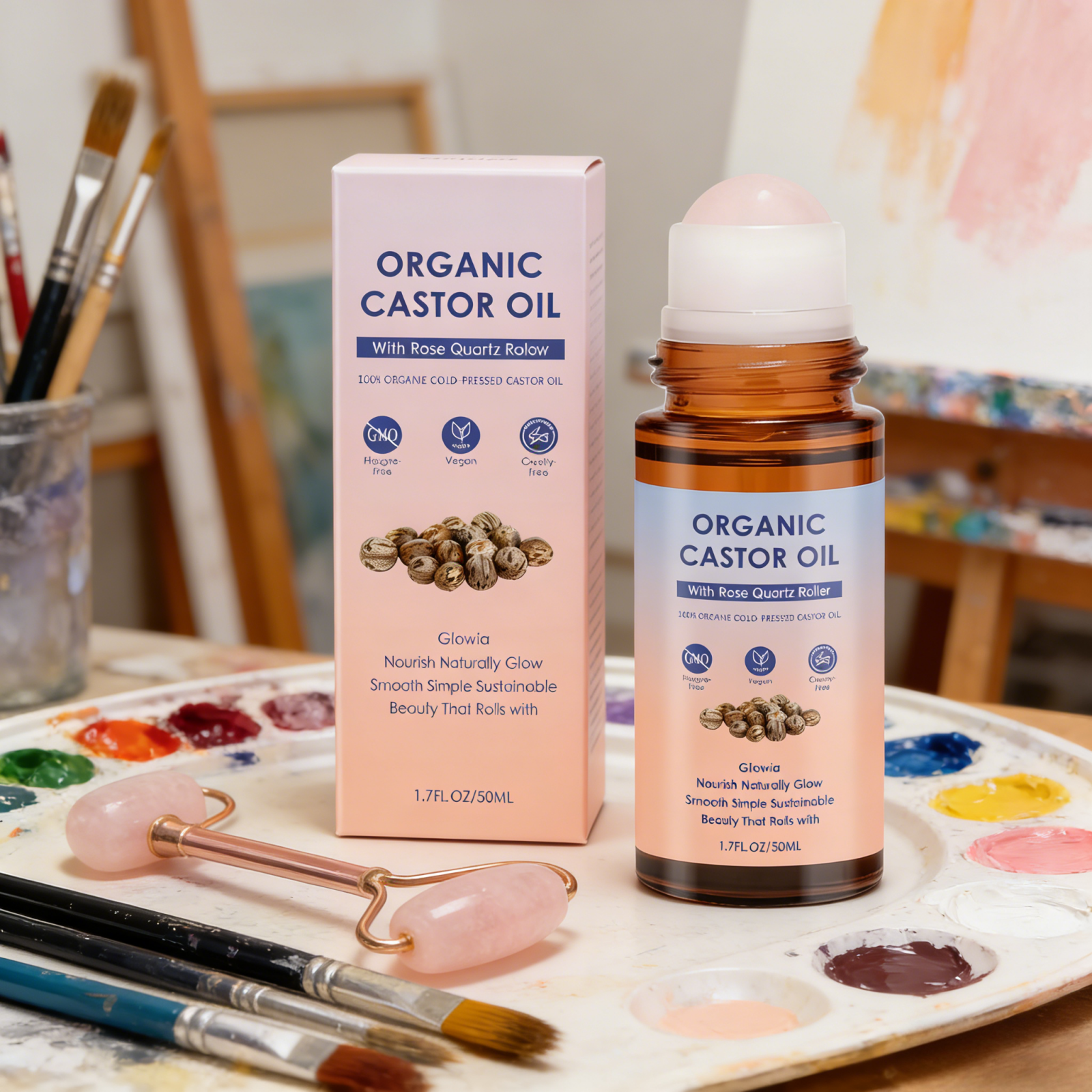 Natural Organic Castor Oil Col - огляд і ціна Face Oil Rosehip