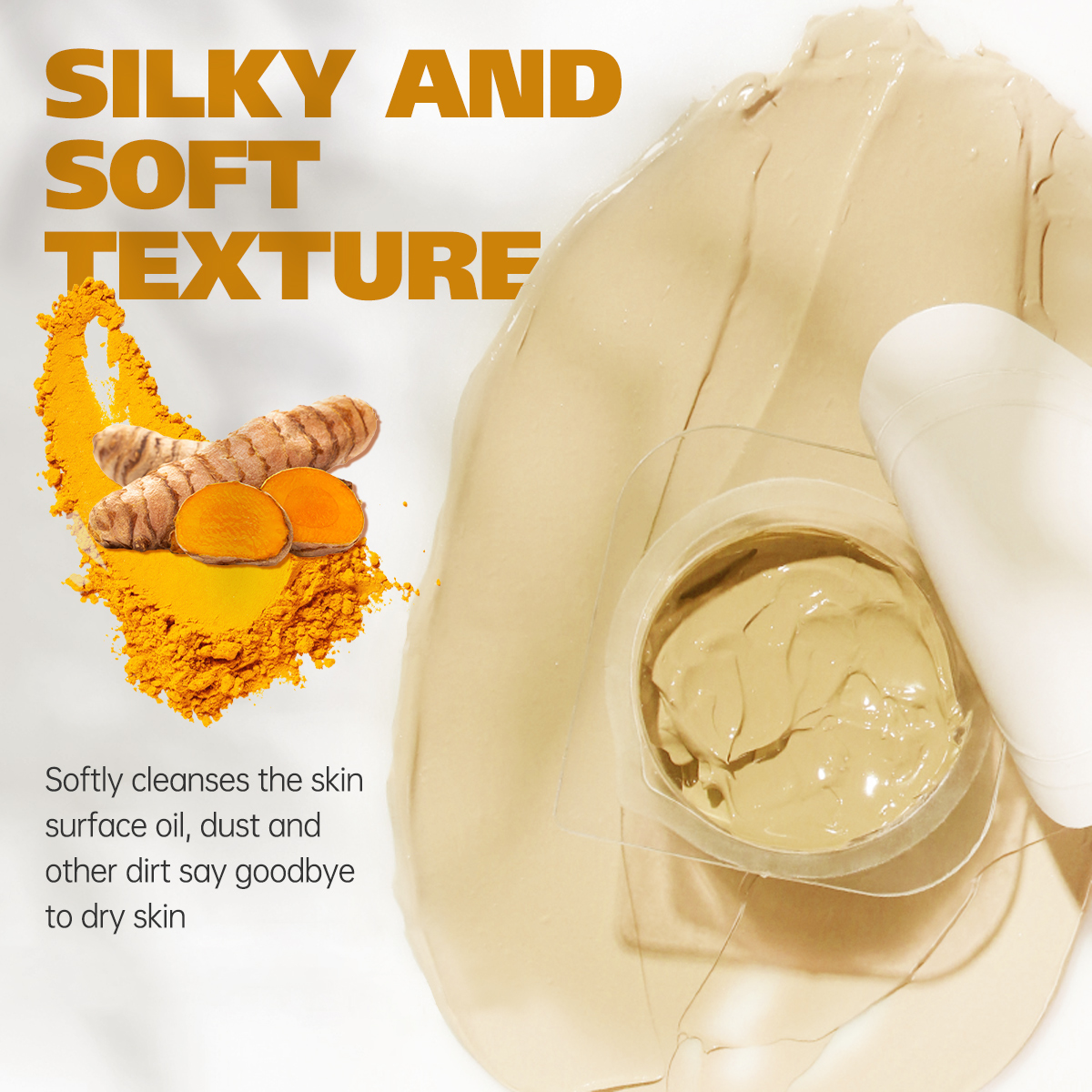 5g/0.17oz*10 Turmeric clay mud - огляд і ціна Mud Mask Kaolin