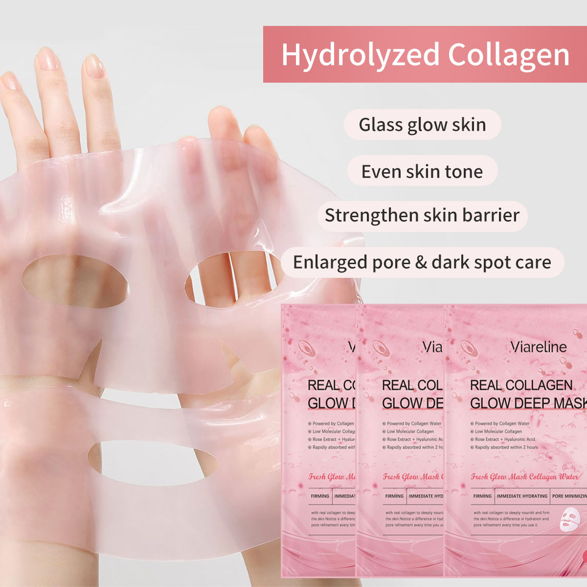 Overnight Collagen Mask Salmon - огляд і ціна Skincare Collagen