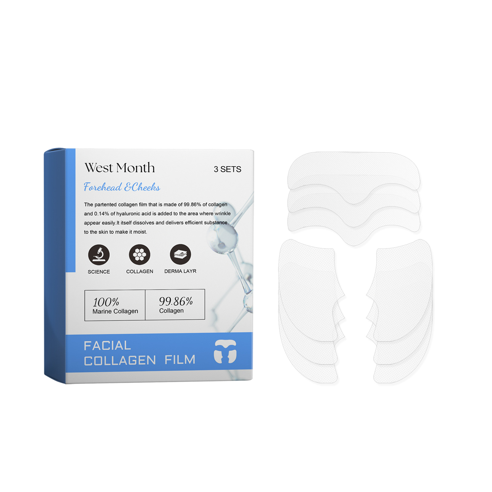 Collagen Membrane Set Paper So - огляд і ціна Skincare Collagen