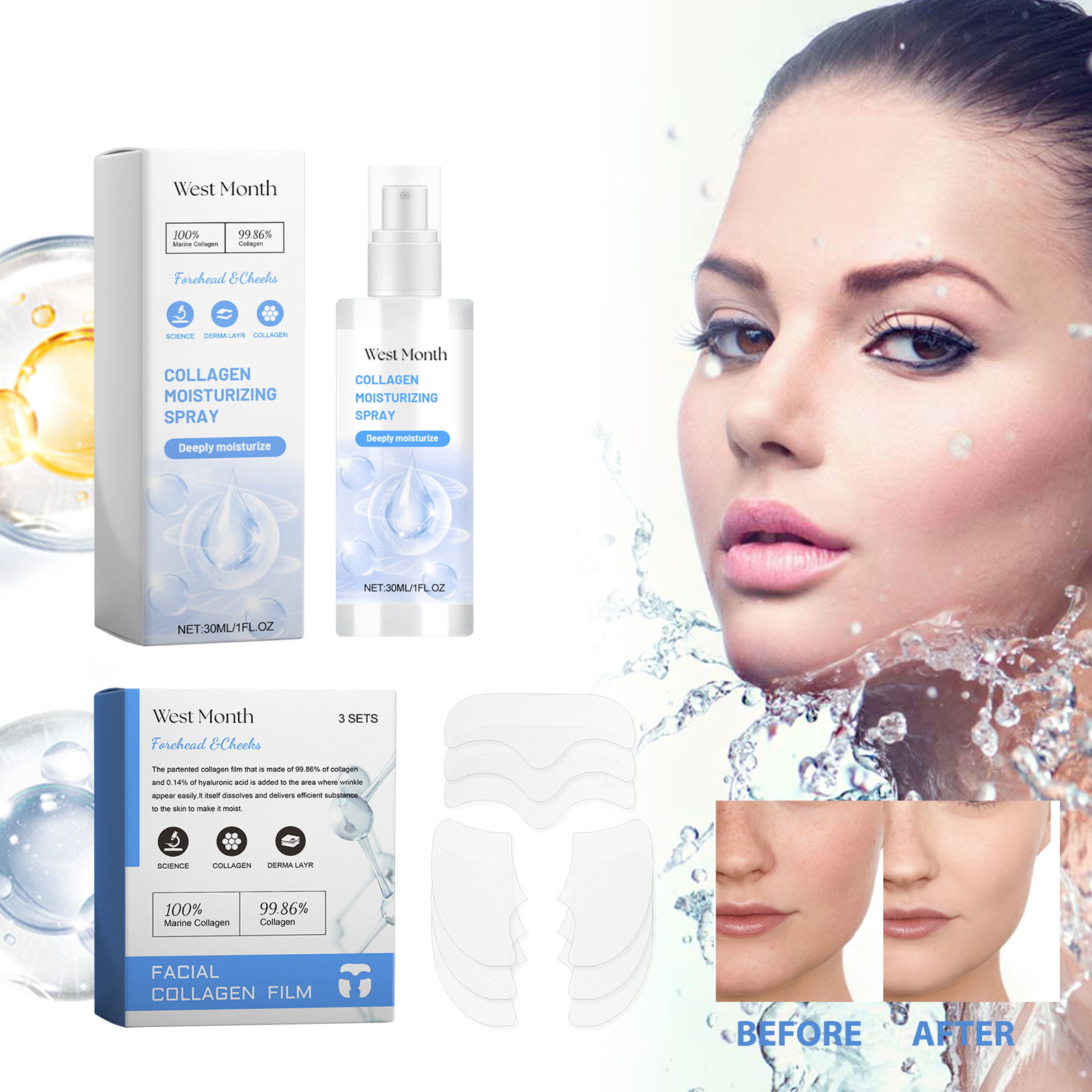 Collagen Membrane Set Paper So - огляд і ціна Skincare Collagen