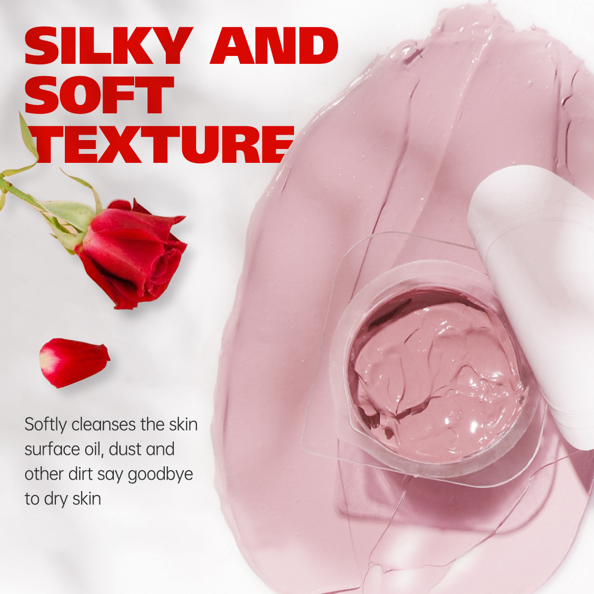 5g/0.18oz*10 Rose Cleansing Mu - огляд і ціна Mud Mask Kaolin