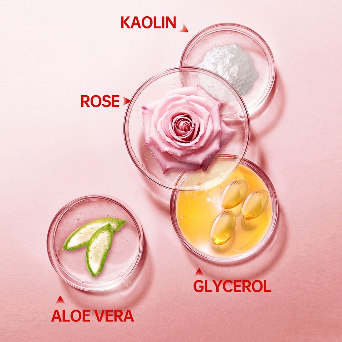 5g/0.18oz*10 Rose Cleansing Mu - огляд і ціна Mud Mask Kaolin
