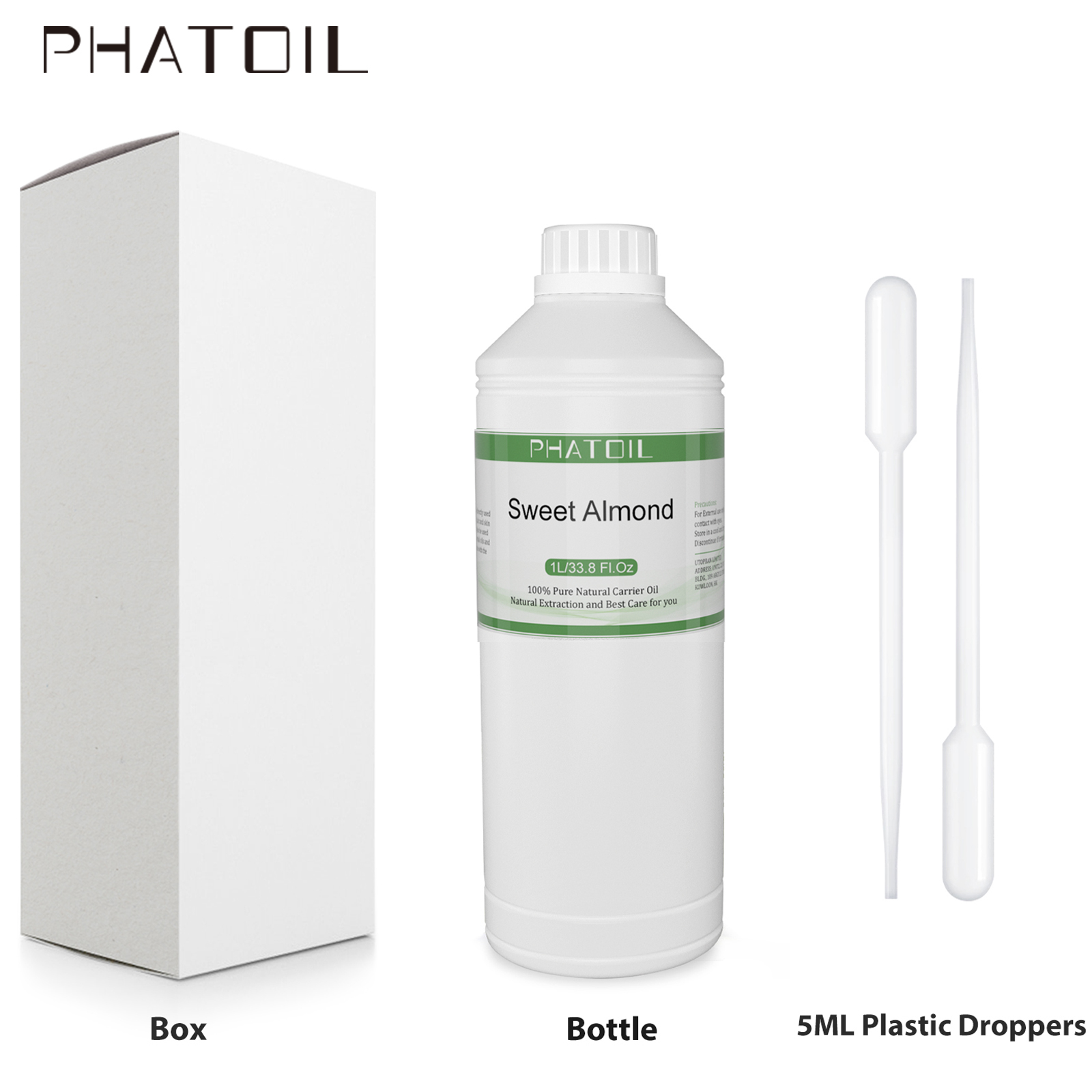 PHATOIL 1000ml Sweet Almond Oi - огляд і ціна Face Oil Rosehip