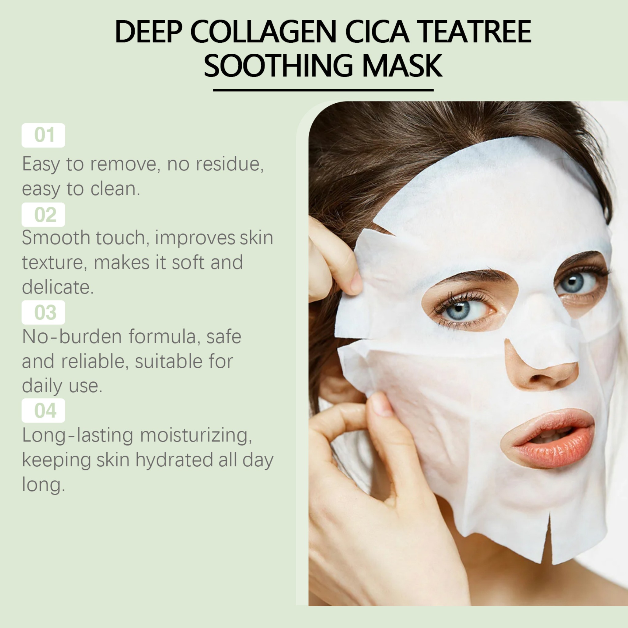 Nicotinamide Face Mask Moistur - огляд і ціна Skincare Collagen