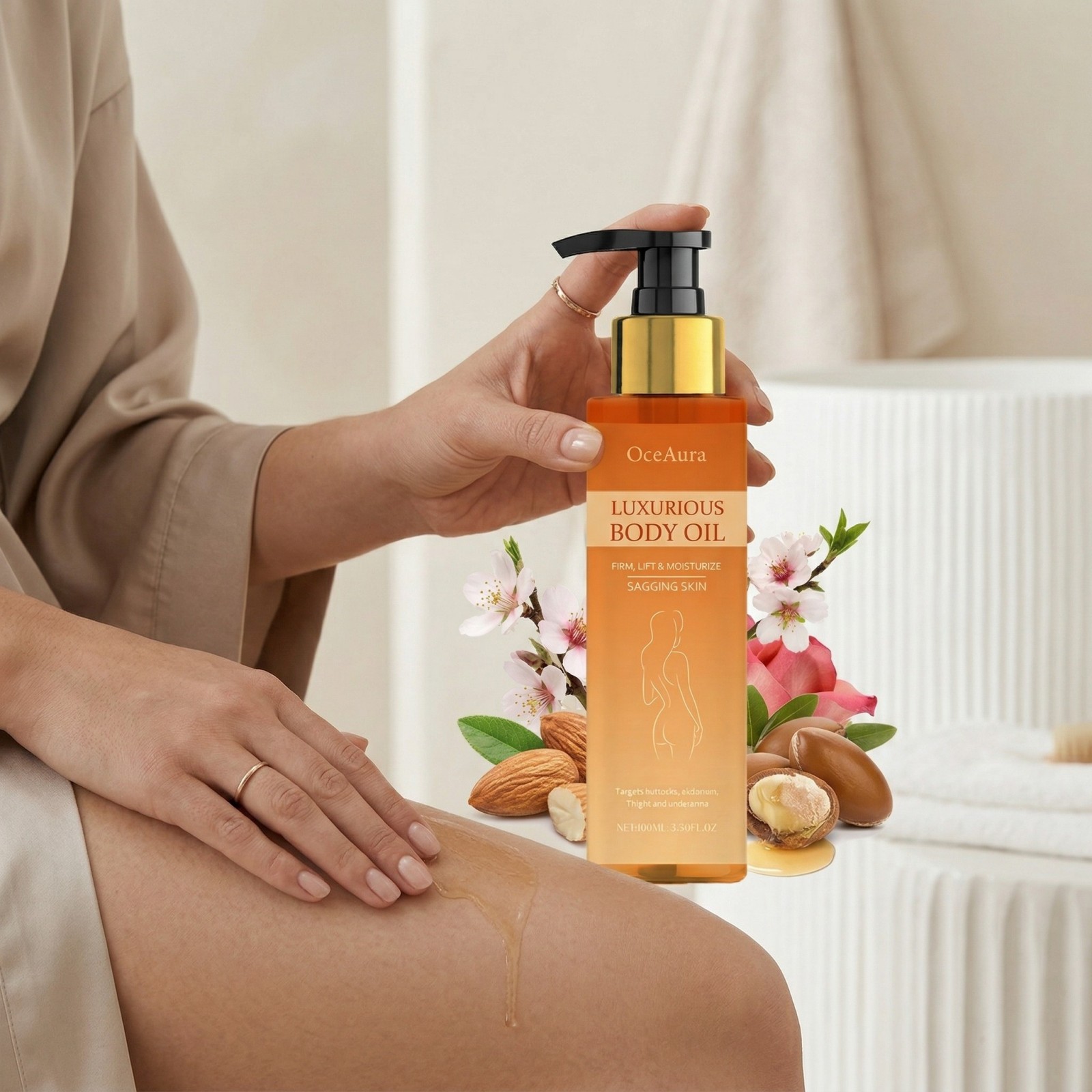 OceAura Massage Oil for the Bo - огляд і ціна Face Oil Rosehip